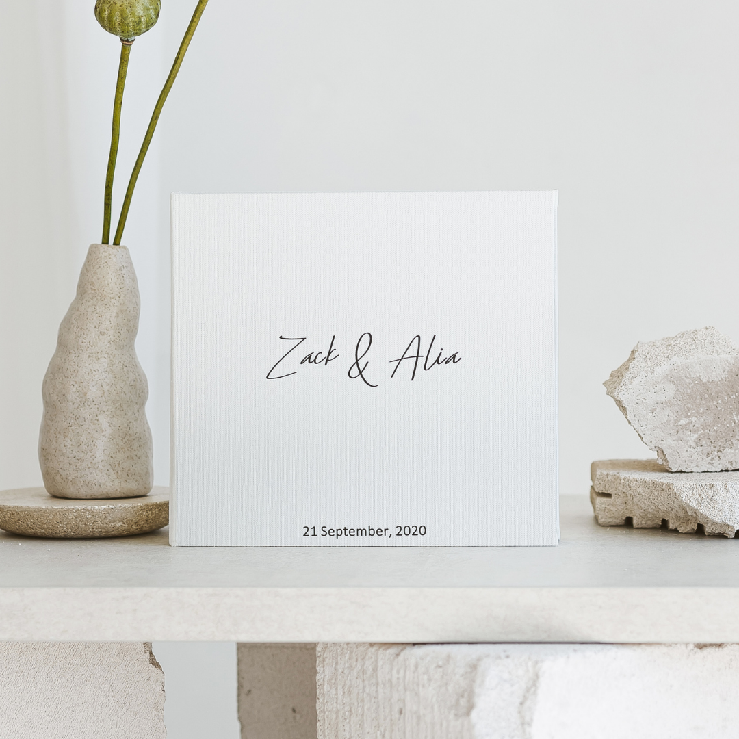 ALEJANDRINA Personalized Wedding Guest Book - ALEJANDRINA