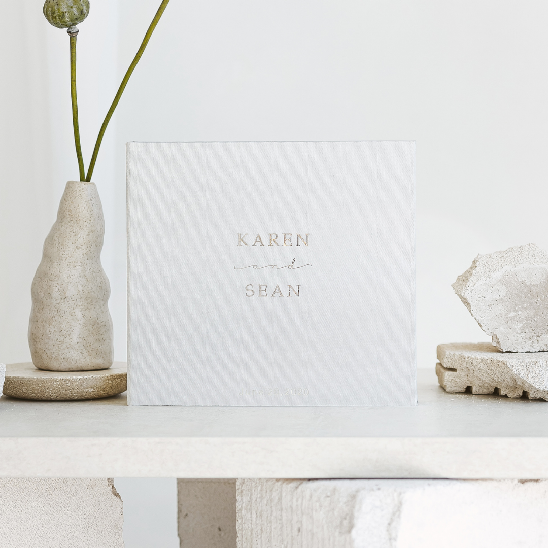 KAREN Personalized Wedding Guest Book - KAREN.
